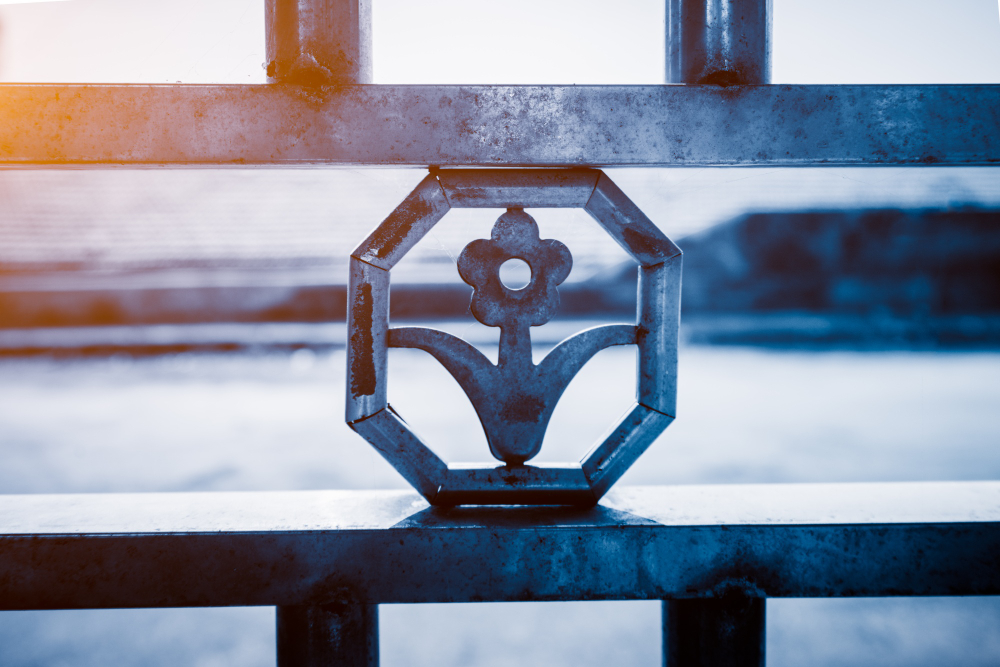 Estructura de hierro con acabado galvanizado en caliente