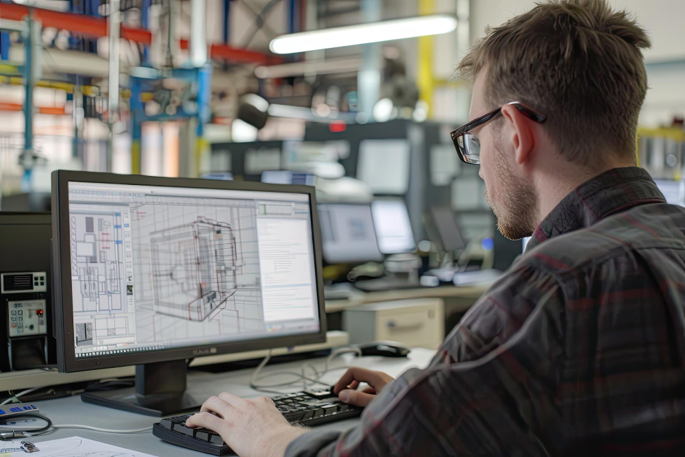 Modelado 3D de un conjunto metálico