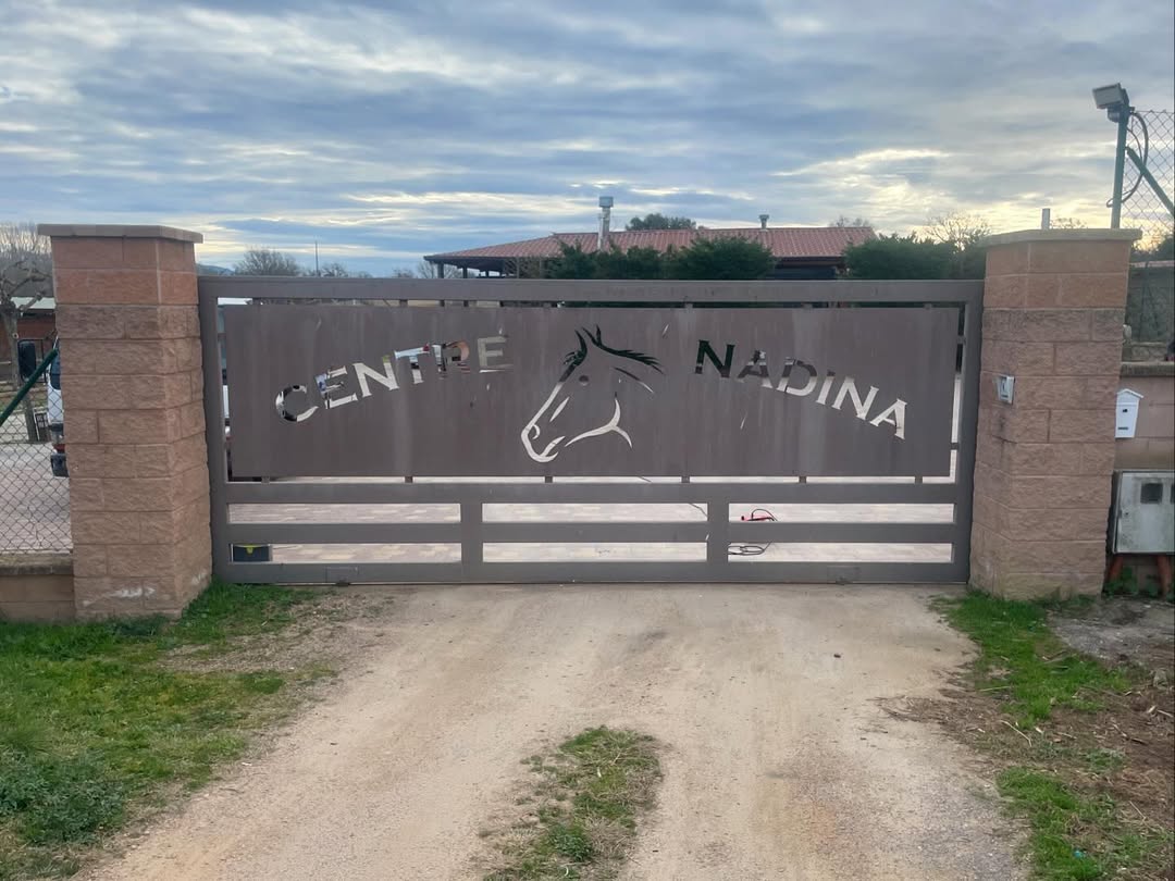 Proyecto Portón corredero en hierro para Centre Nadina en hierro / acero al carbono